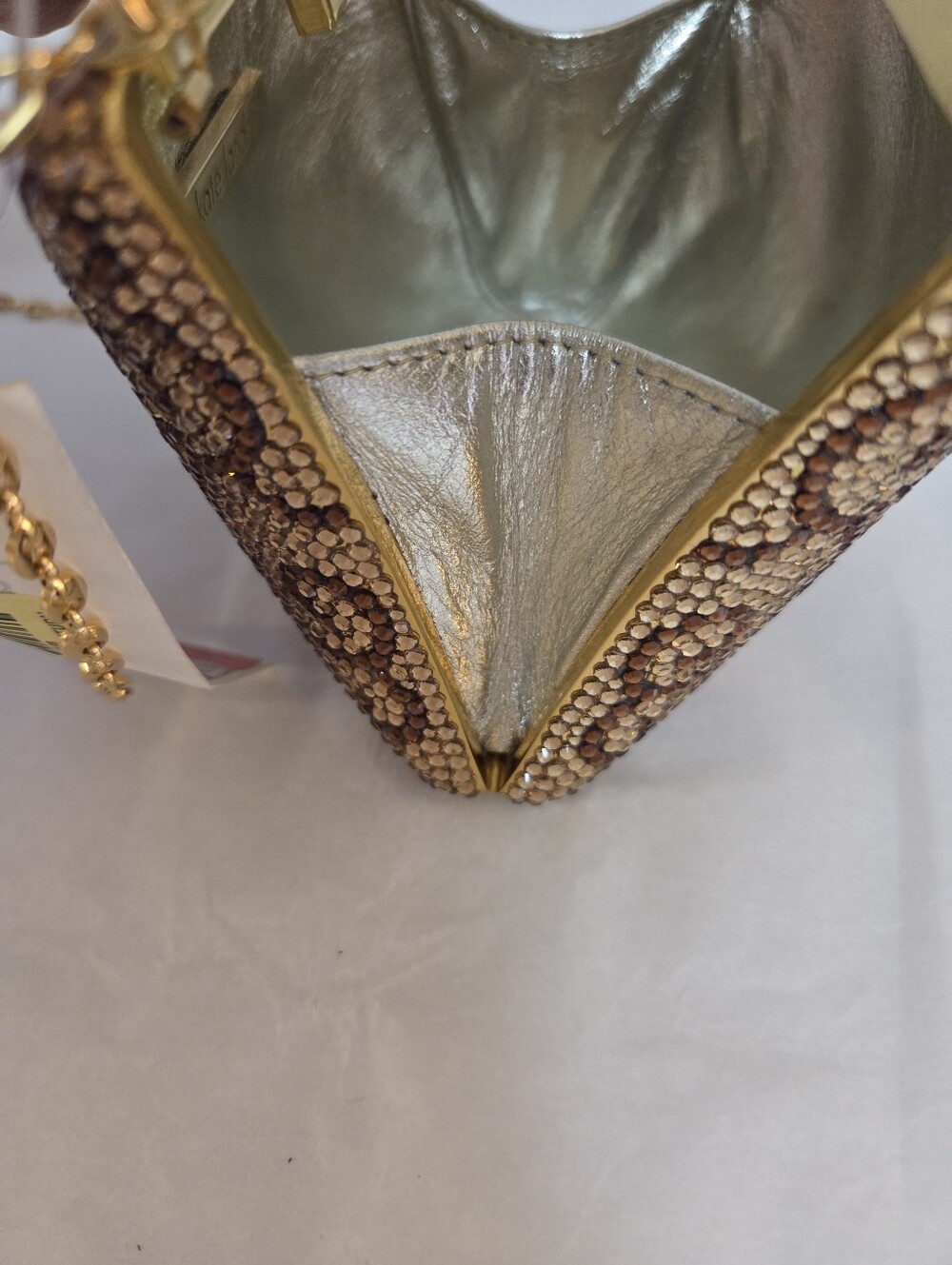 Kate Landry Rhinestone Evening Bag. - Picture 7 of 8